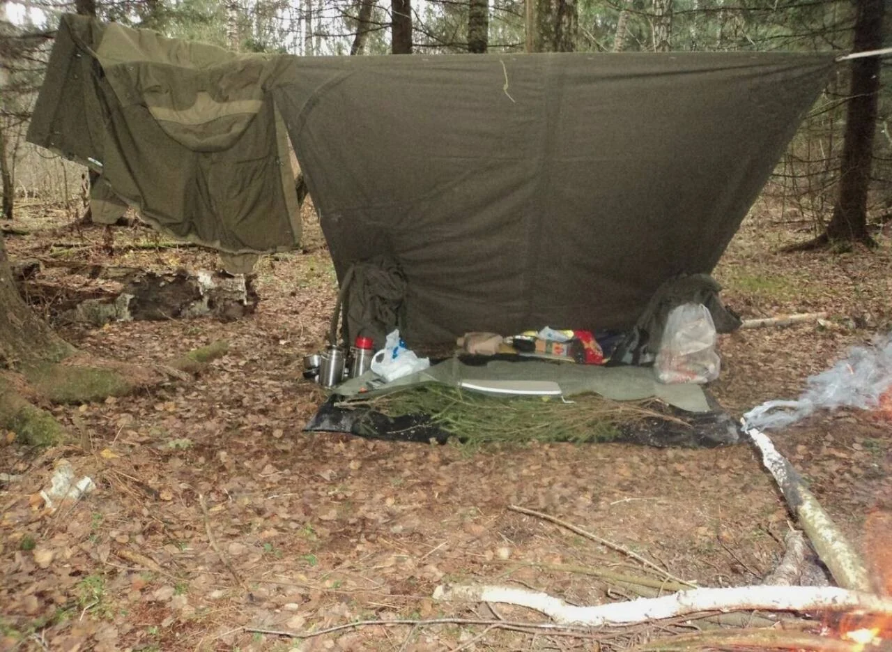 6Sh120 Universal Shelter & Tarp - Ratnik Program - EMR Camo - Russian Army - Image 6