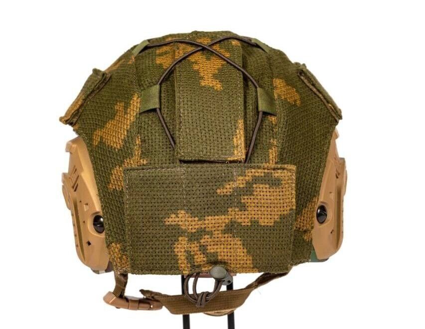 Fast Tactical Helmet Cover (KZS Camouflage) - Image 2