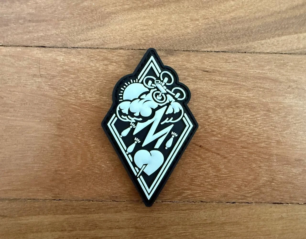 Military Drone Badge Diamond Shaped - Russian Tactical Military Patch