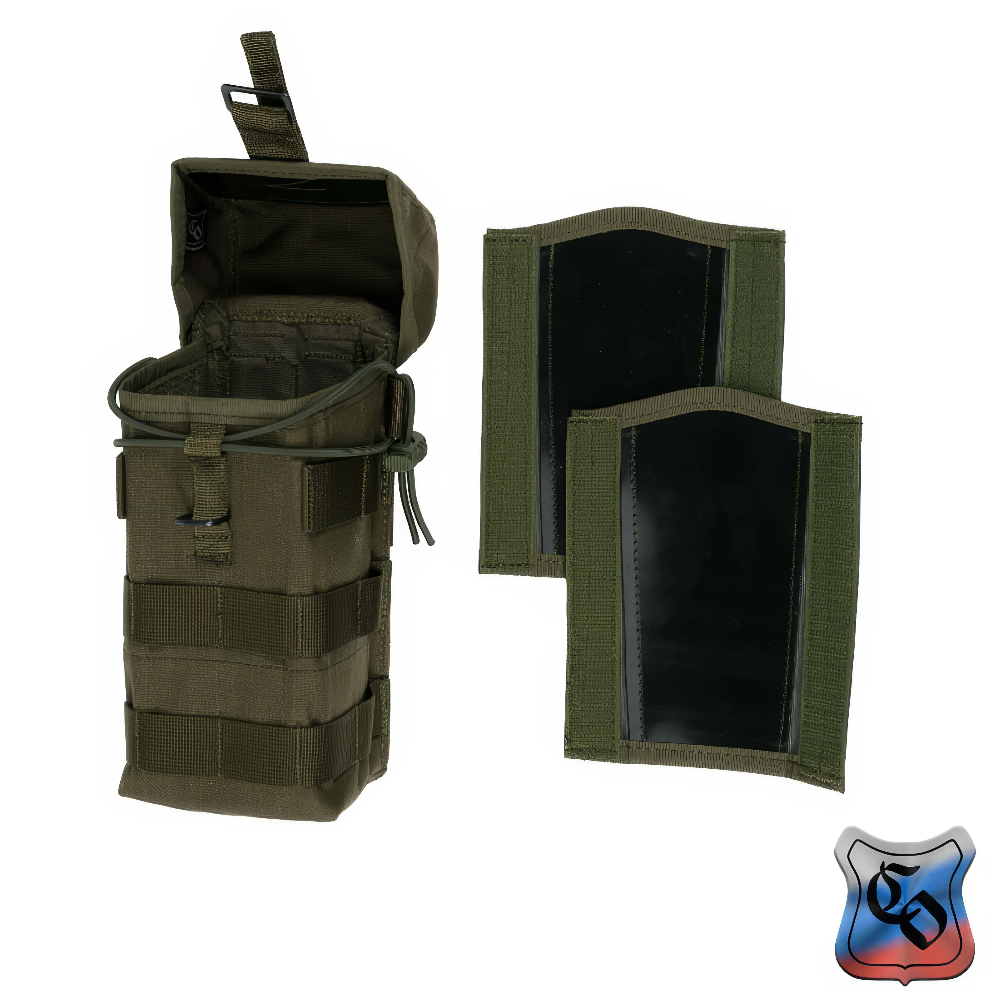 Preorder: Russian SSO AK 2 MOLLE Double AK Magazine Pouch With Silent Closure - Image 4