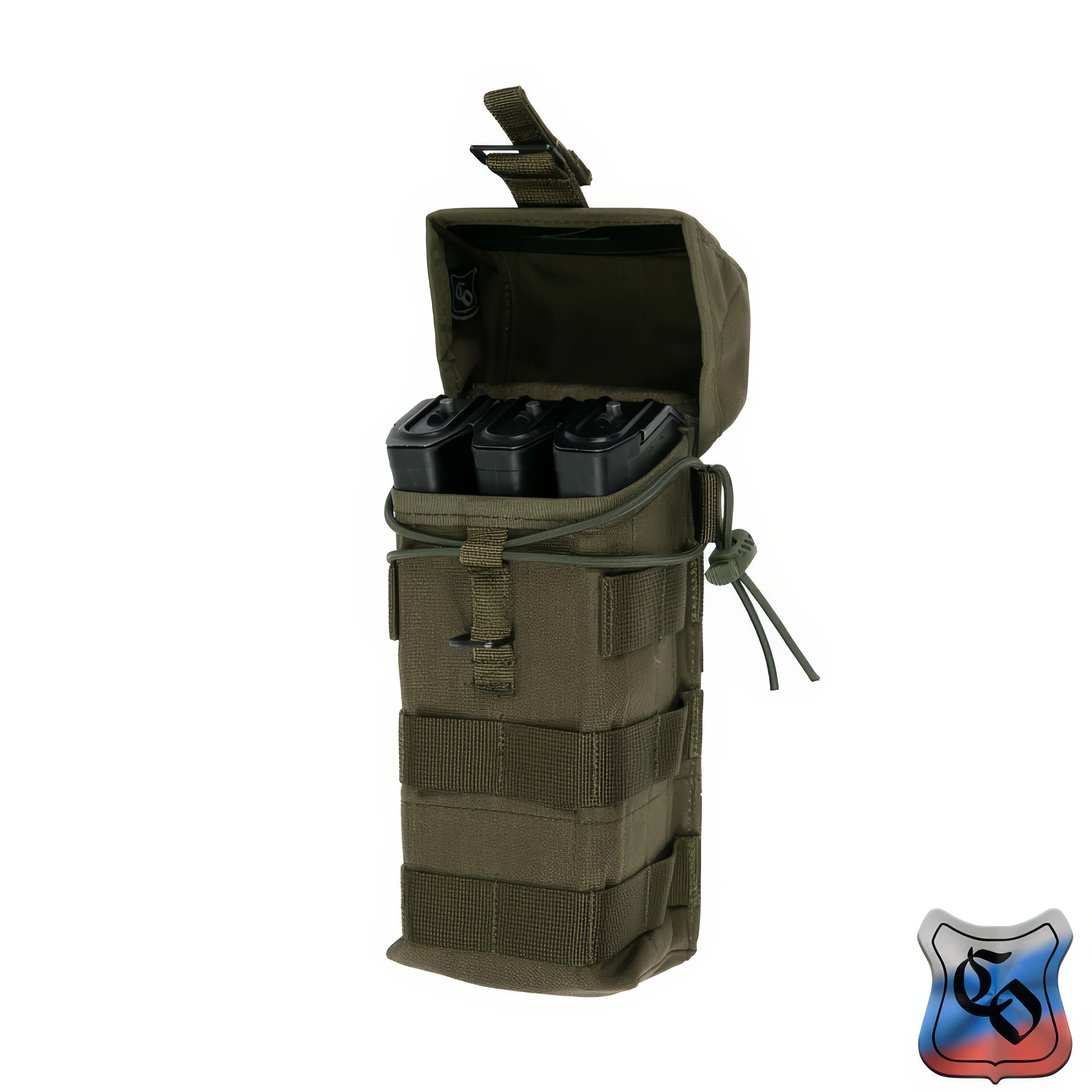 Preorder: Russian SSO AK 2 MOLLE Double AK Magazine Pouch With Silent Closure - Image 5
