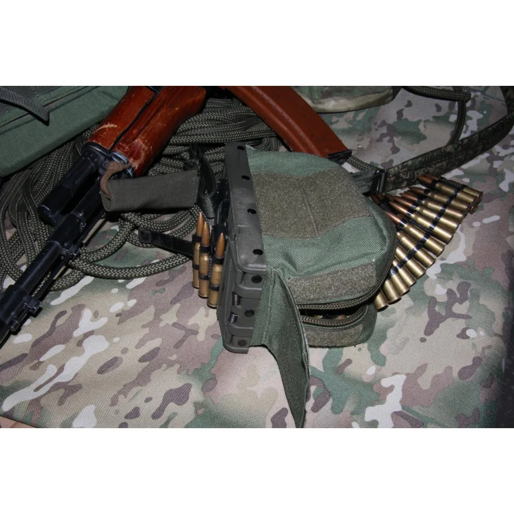 Preorder: Russian Stich Profi Tactical Soft Ammo Pouch 100-Round MOLLE Carrier for PKM Pecheneg Machine Gun - Image 12