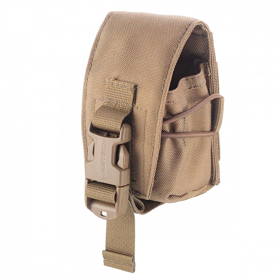 Preorder: Russian Wartech "ZARYA" GP-105 Universal Grenade Pouch - Adjustable/Versatile - Flap with Dual Velcro/Fastex Closure Options - Image 3
