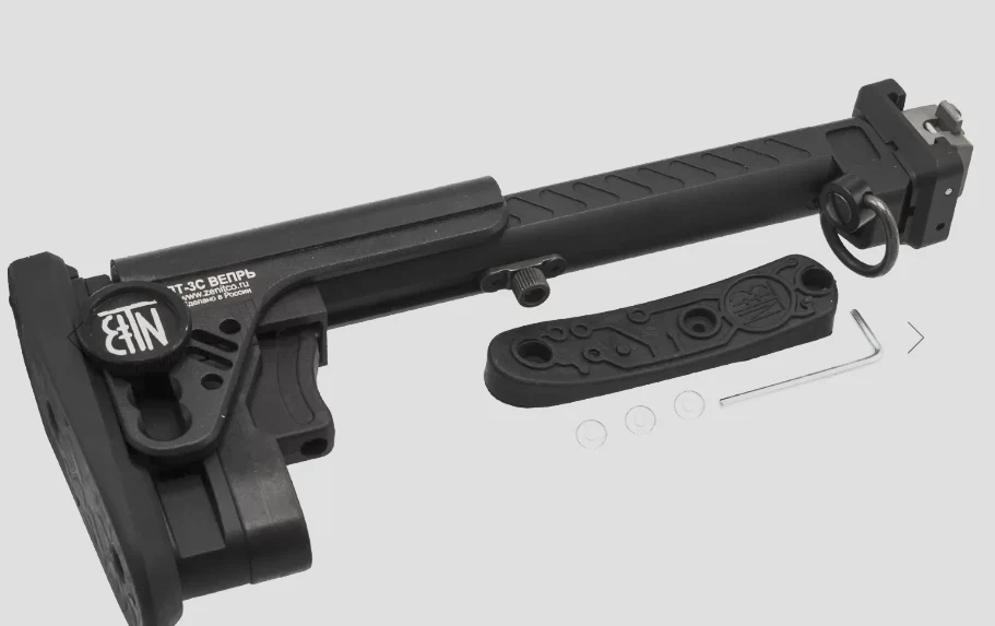 Preorder: Russian Zenitco PT-3S RPK/Vepr Telescopic Stock – Adjustable Rifle Stock - Image 3