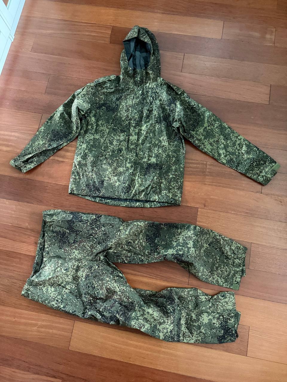 Russian BTK Group VKPO Layer 6 Waterproof Windproof Suit - EMR Camo, Size 54-4