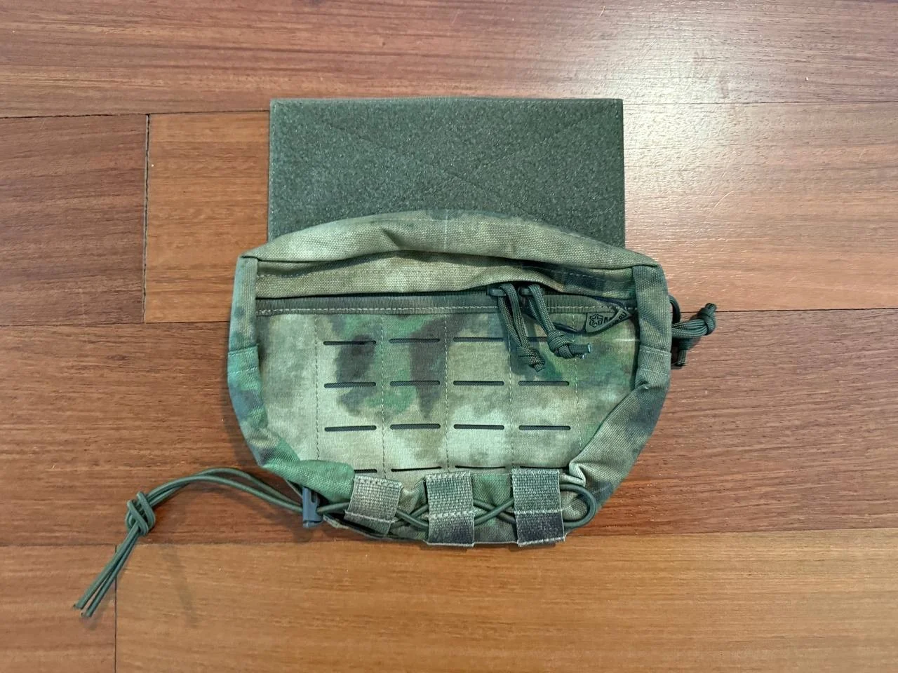 Russian MBC Groin Pouch - ATACS Camouflage - MOLLE