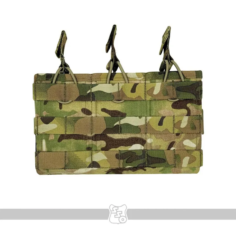 Russian SSO Triple AKM Magazine Pouch - Open Top - Multicam