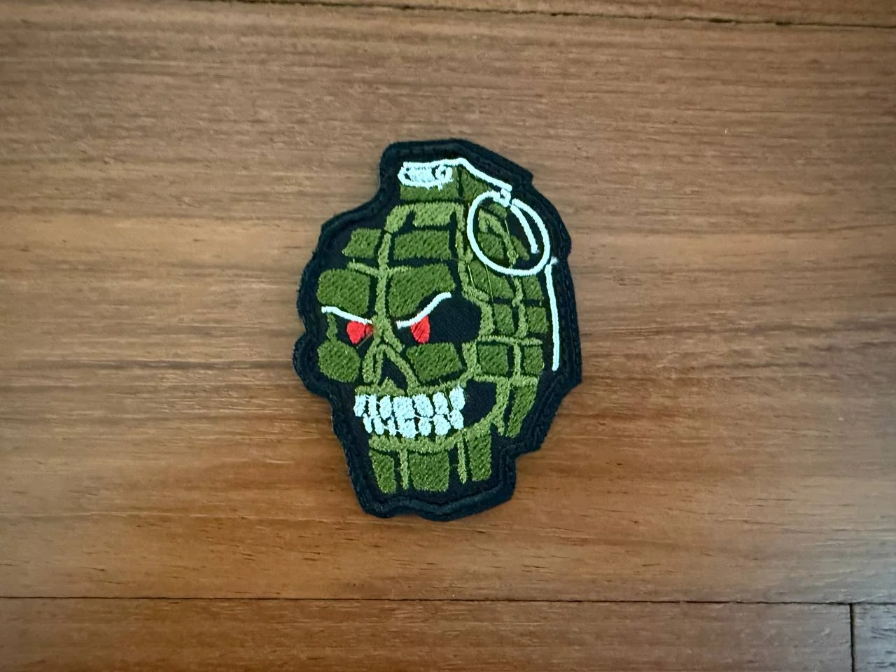 Russian Tactical Grenade Skull - Military Patch