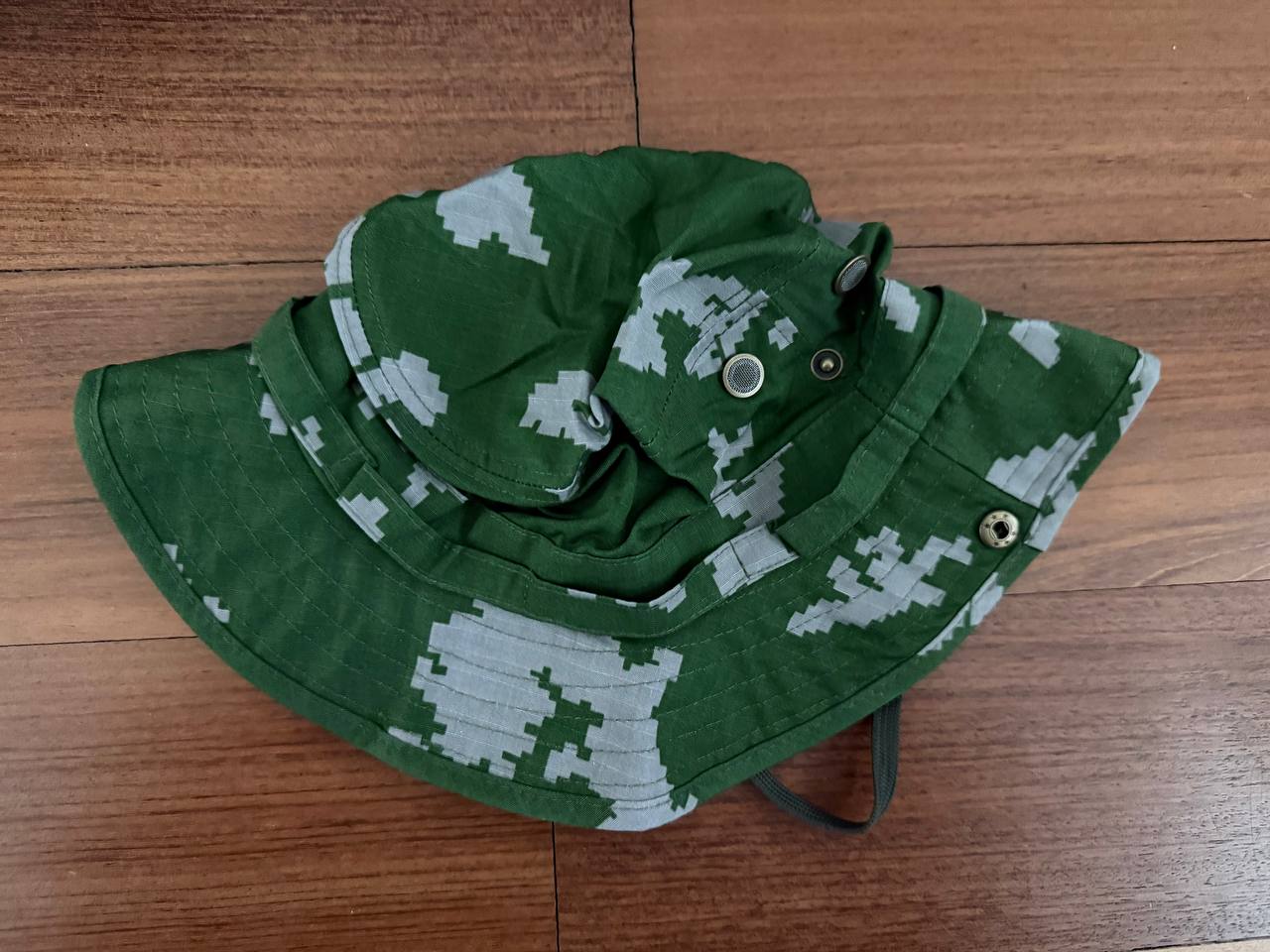 Russian White Berezka Camo Boonie Panama Hat - Size 60