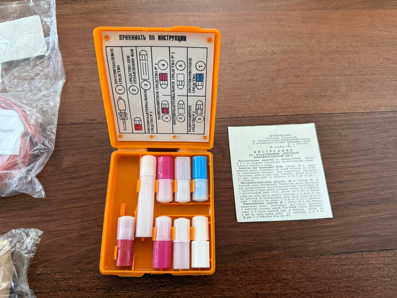 Soviet Russian Medical Kit Set - Image 2
