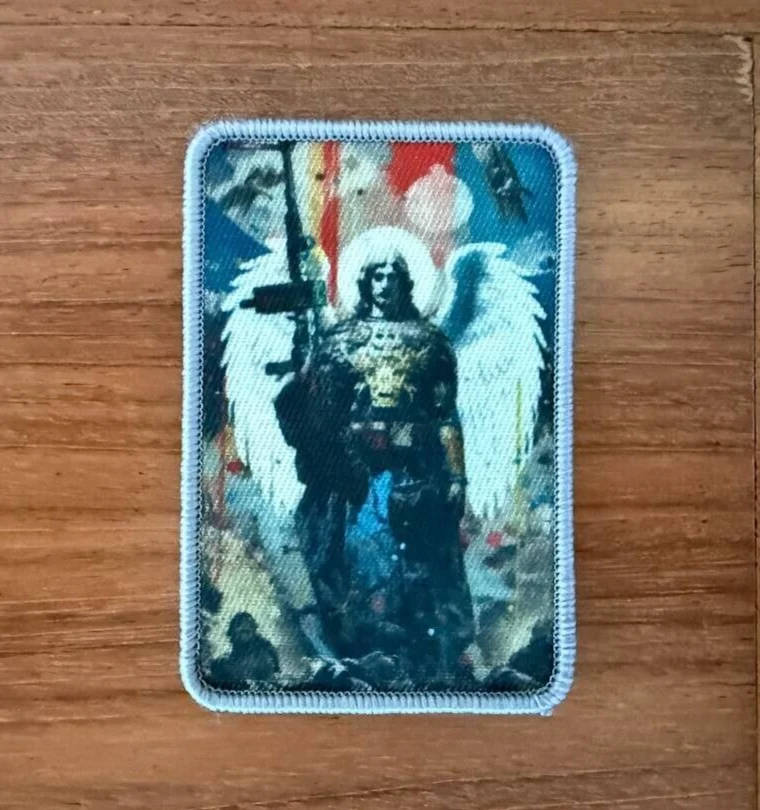 Warrior Angel with Wings Russian Military Patch by Korpus Vyshivaniya